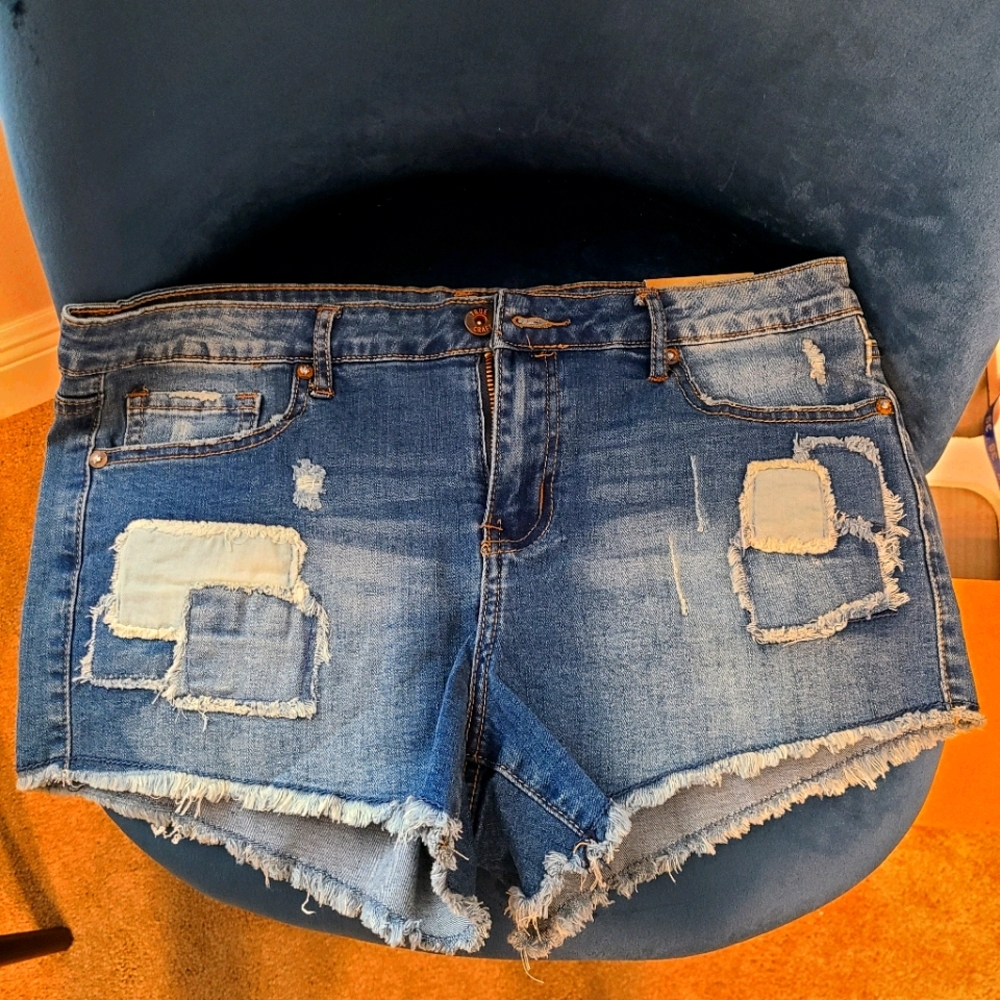 Denim shorts